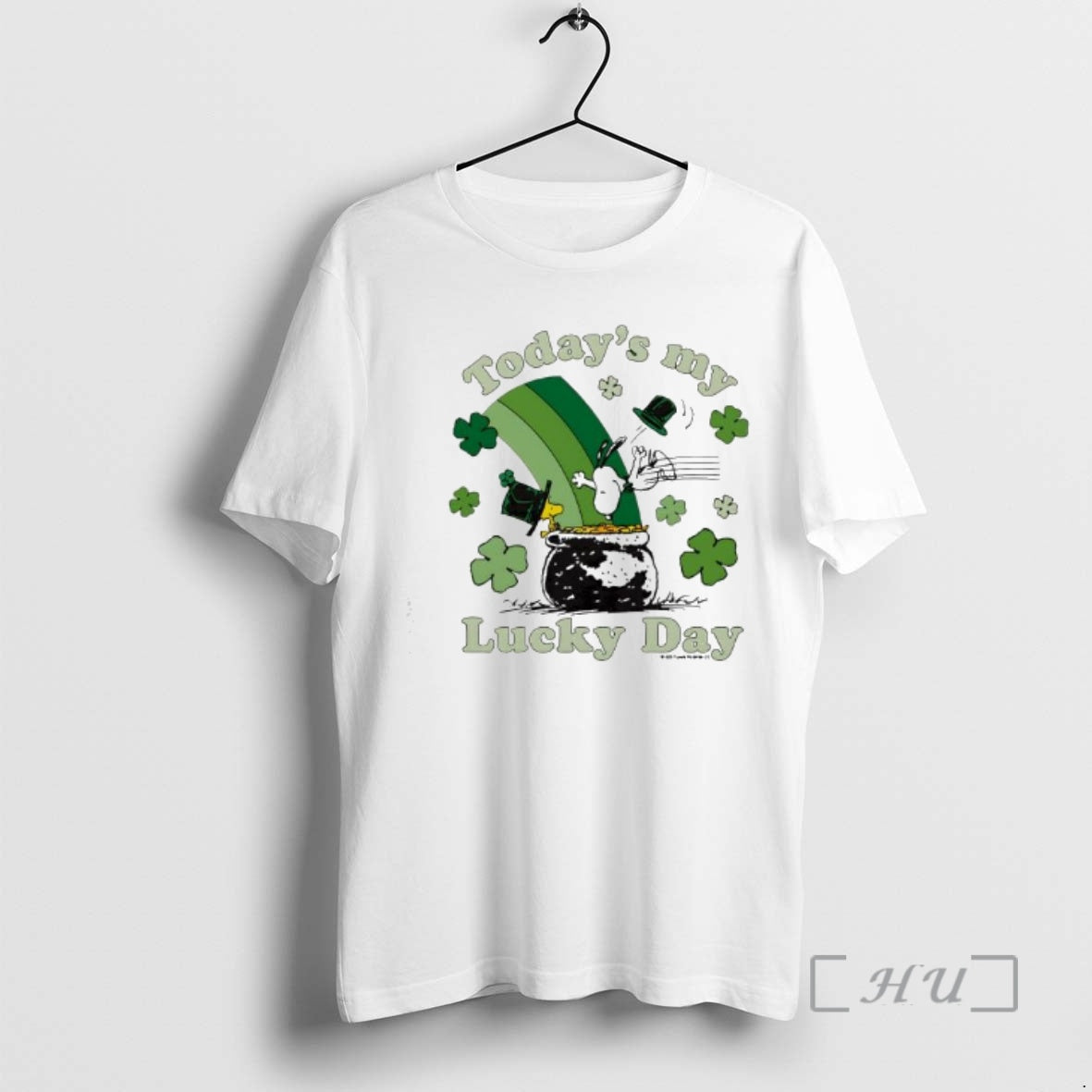 Officials Peanuts Shamrock Todays My Lucky T-Shirts, Hoodie, Sweatshirt | PopFlextees.com