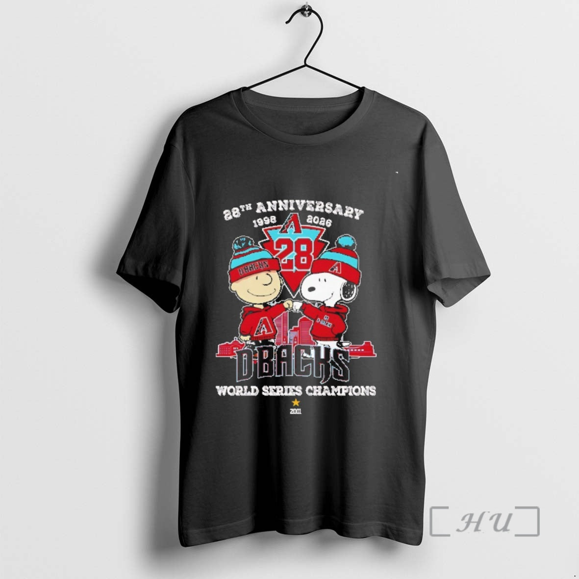 Officials Peanuts X Arizona Diamondbacks 28th Anniversary 1998 2026 World Series Champions Premium T Shirts Hoodie,...