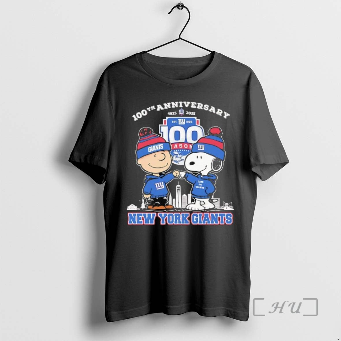 Officials Peanuts X New York Giants 1925 2025 100th Anniversary T-Shirts, Hoodie, Sweatshirt
