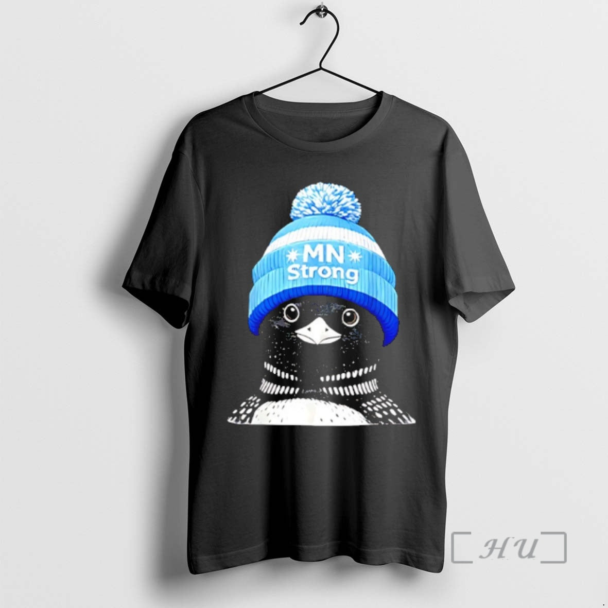 Officials Penguin Minnesota Strong Liam Conejo Ramos Blue Bunny Hat T-Shirts, Hoodie, Sweatshirt | PopFlextees.com