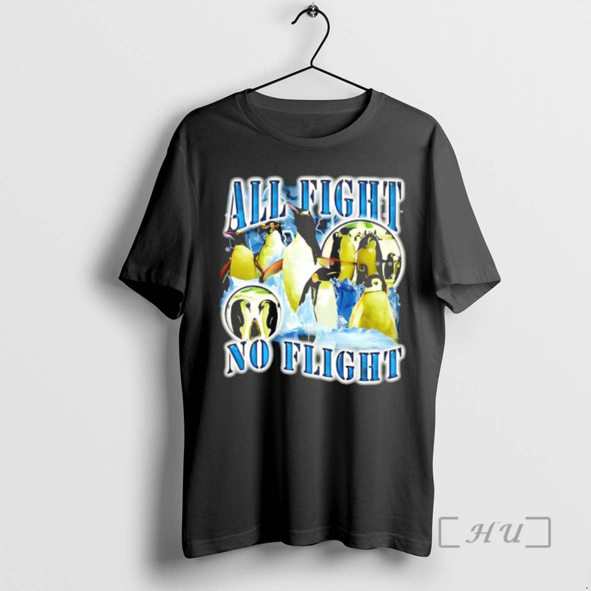 Officials Penguin All Fight No Flight 90s Bootleg T-Shirts, Hoodie, Sweatshirt | PopFlextees.com