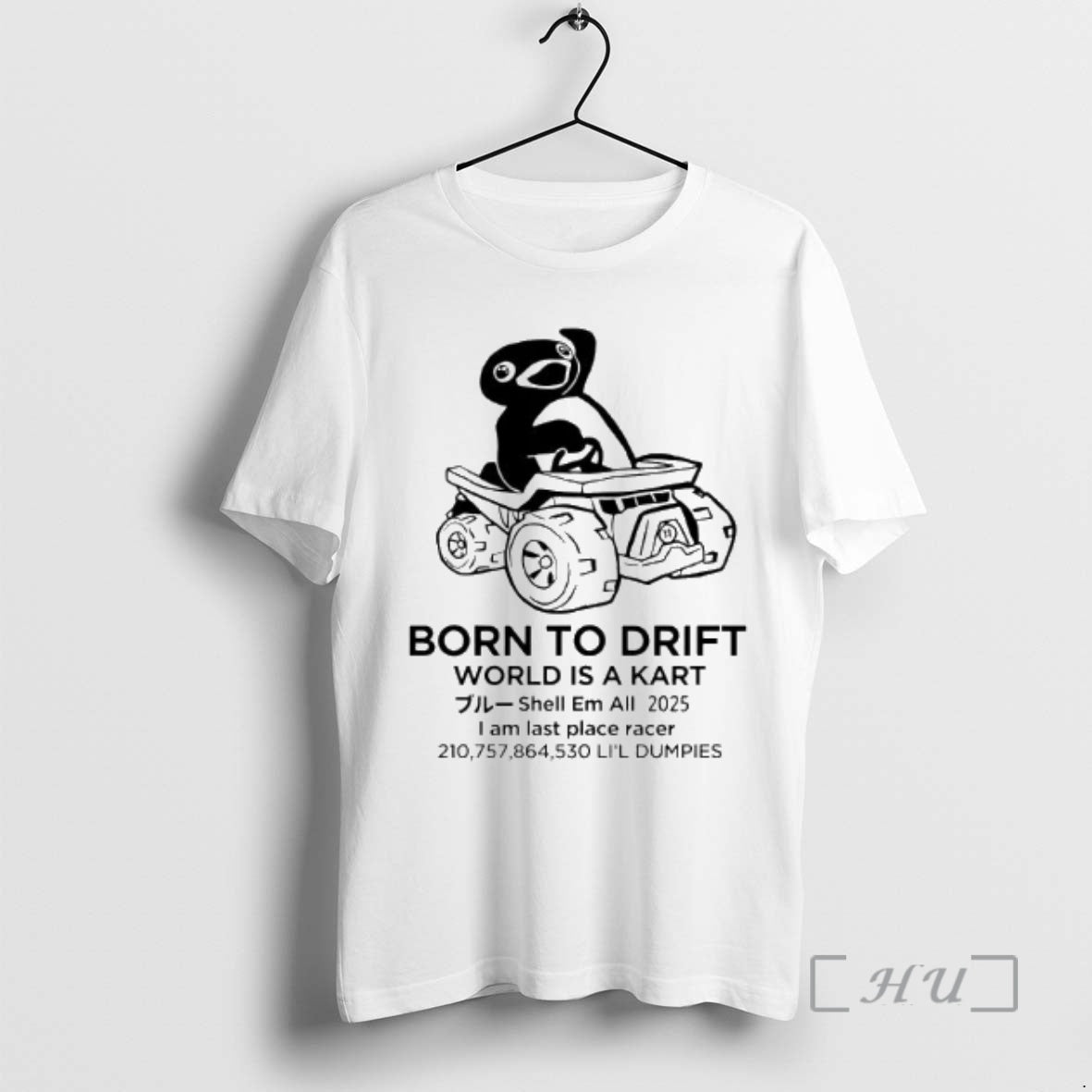 Officials Penguin Born To Drift World Is A Kart T-Shirts, Hoodie, Sweatshirt | PopFlextees.com
