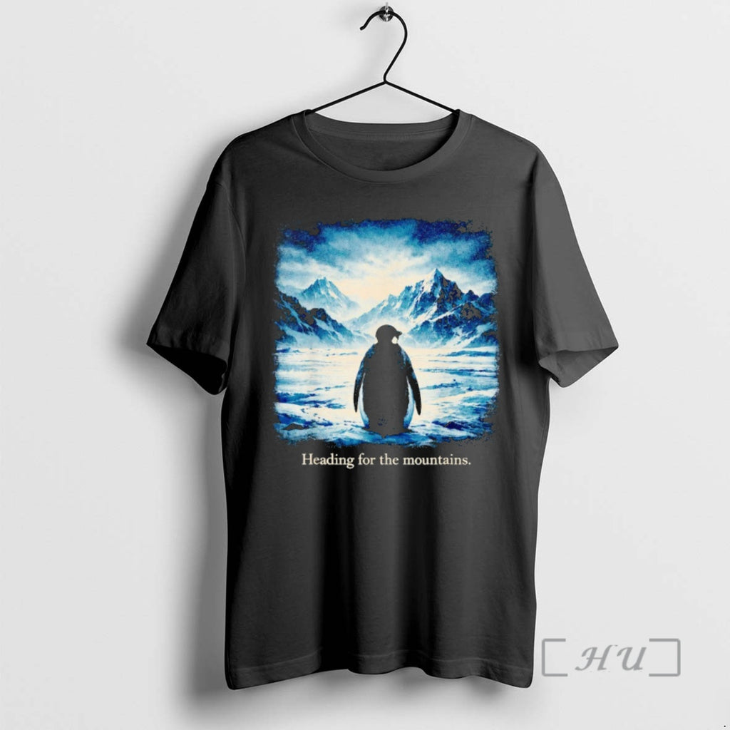 Officials Penguin But Why Heading For The Mountains T-Shirts, Hoodie, Sweatshirt | PopFlextees.com