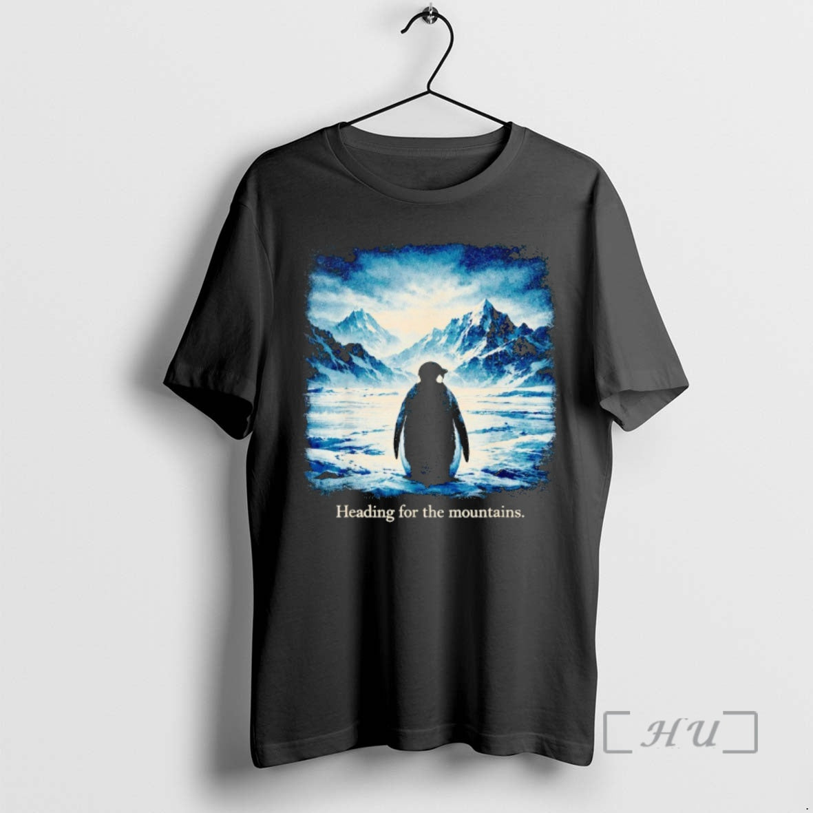 Officials Penguin But Why Heading For The Mountains T-Shirts, Hoodie, Sweatshirt | PopFlextees.com