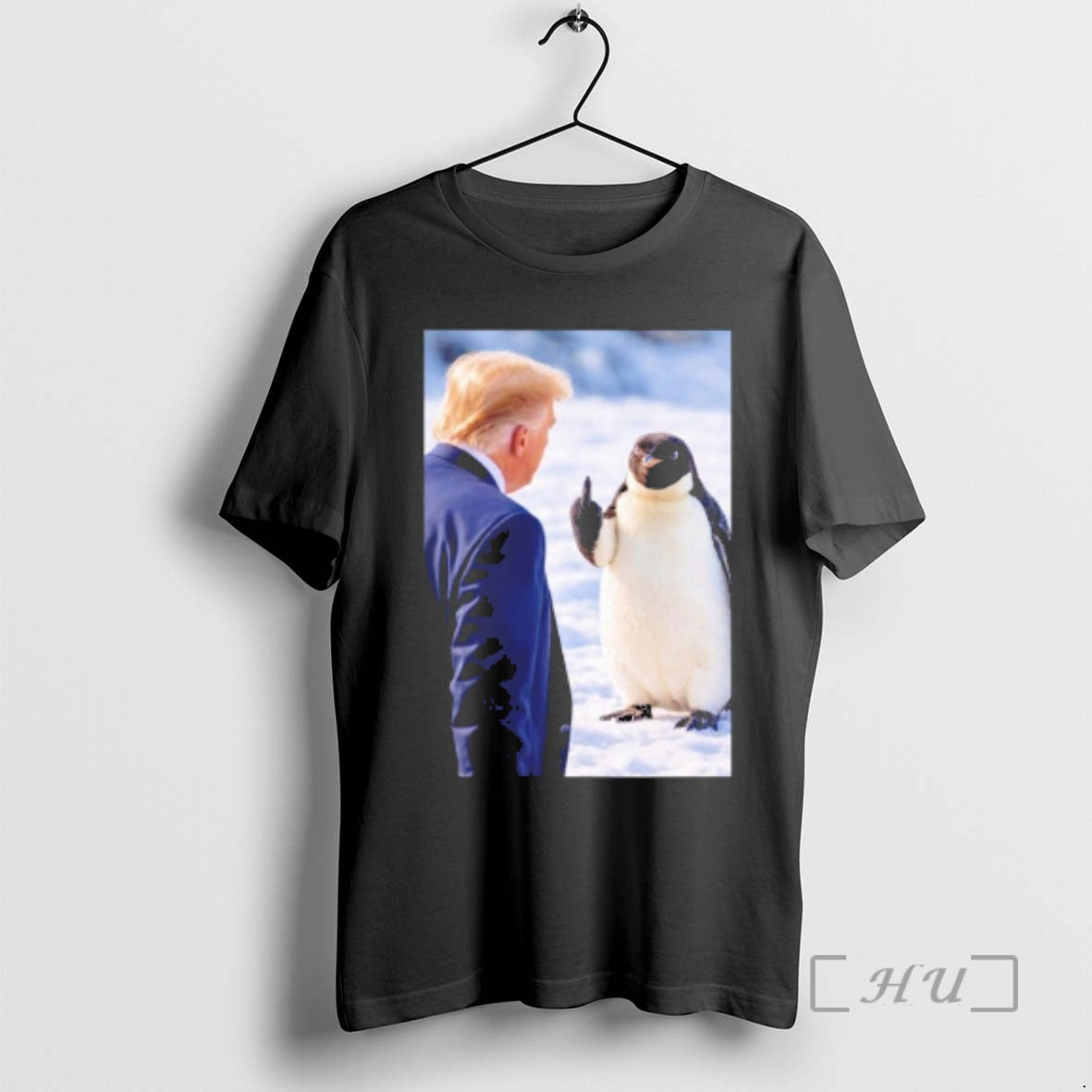 Officials Penguin Middle Finger Trump Anti Ice T-Shirts, Hoodie, Sweatshirt | PopFlextees.com