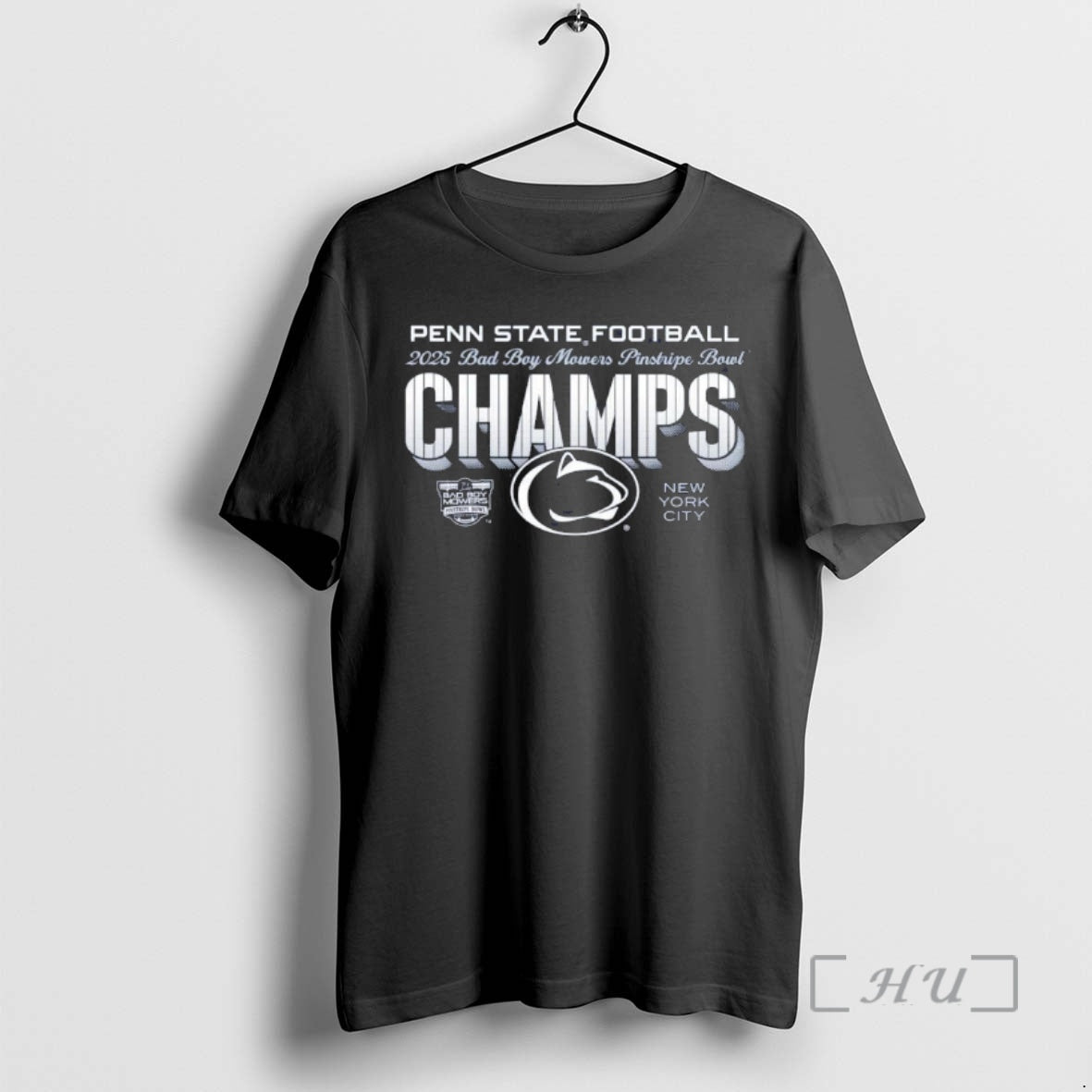 Officials Penn State 2025 Pinstripe Bowl Champs T-Shirts, Hoodie, Sweatshirt | PopFlextees.com