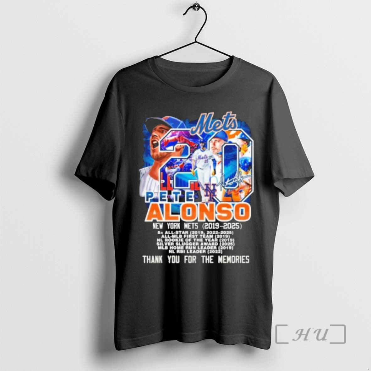 Officials Pete Alonso New York Mets 2019 2025 Thank You For The Memories Premium T-Shirts, Hoodie, Sweatshirt