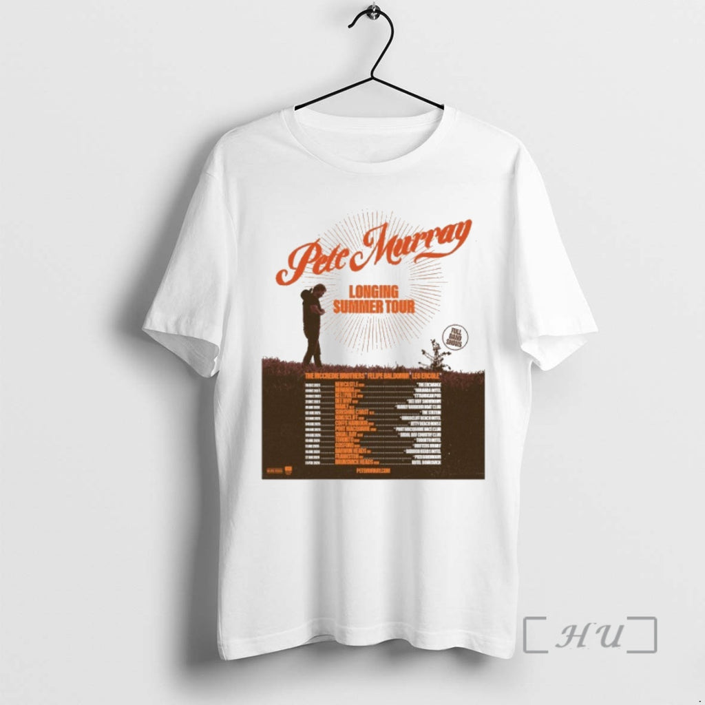 Officials Pete Murray Longing Summer Tour 2025 2026 T-Shirts, Hoodie, Sweatshirt | PopFlextees.com