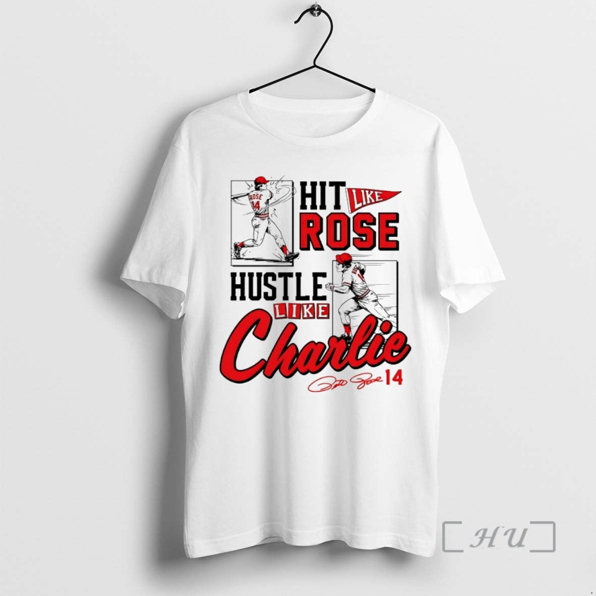 Officials Pete Rose Hit Like Rose Hustle Like Charlie Circle T-Shirts, Hoodie, Sweatshirt | PopFlextees.com