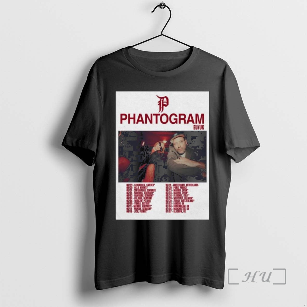 Officials Phantogram 2026 Eu Uk Tour T-Shirts, Hoodie, Sweatshirt | PopFlextees.com