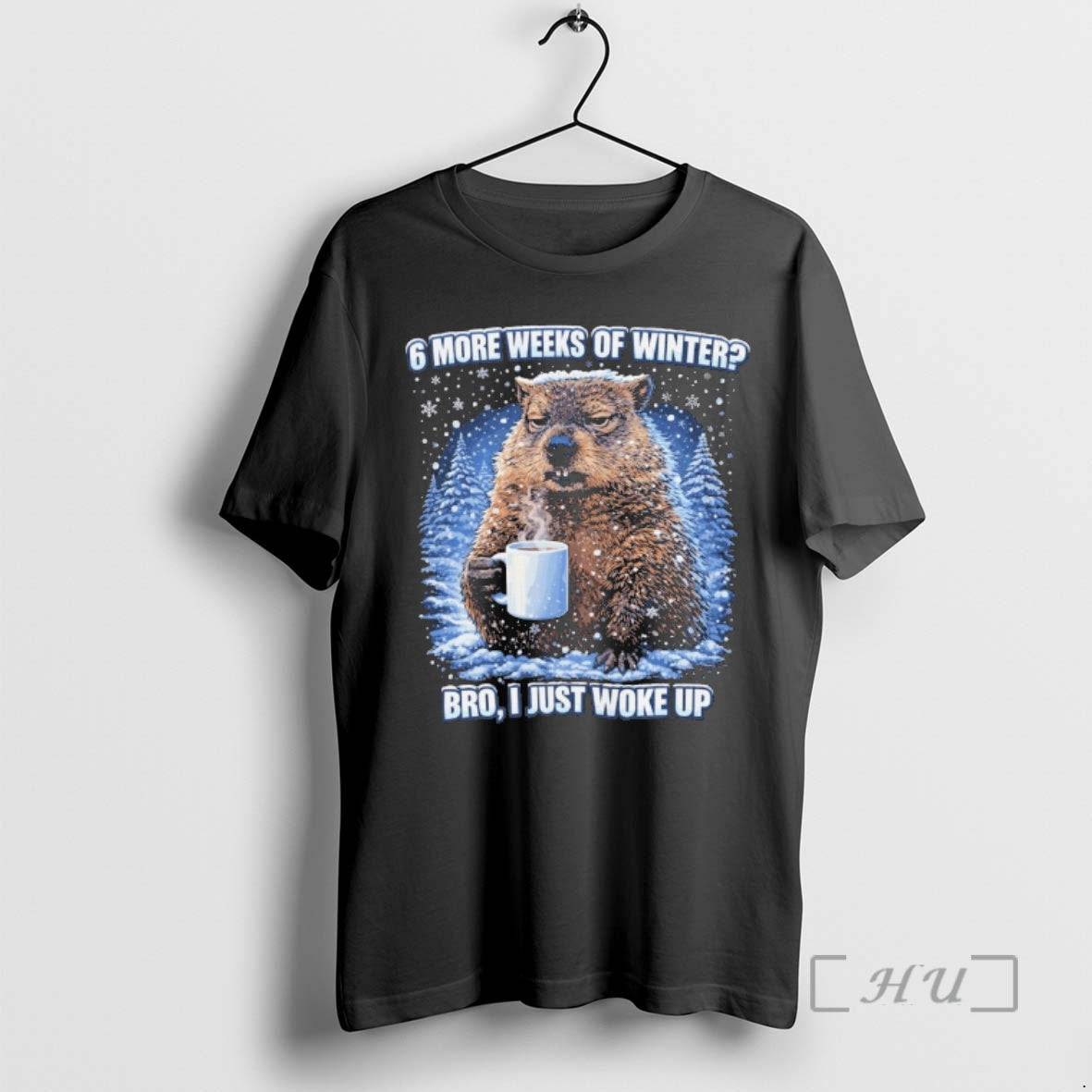 Officials Phil Groundhog 6 More Weeks Of Winter Bro I Just Woke Up Premium T-Shirts, Hoodie, Sweatshirt | PopFlextees.com
