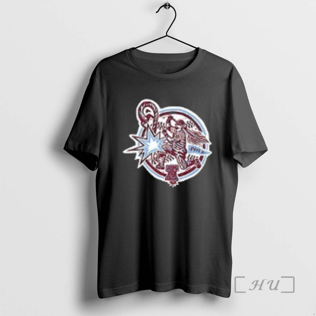 Officials Philadelphia Phillies Kyle Schwarber Bombs Away 12 Doodle Art Double Sided Graphic Premium T-Shirts, Hoodie,...