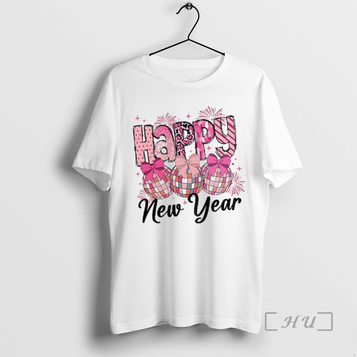 Officials Pink Coquette Bow Happy New Year 2026 T-Shirts, Hoodie, Sweatshirt | PopFlextees.com