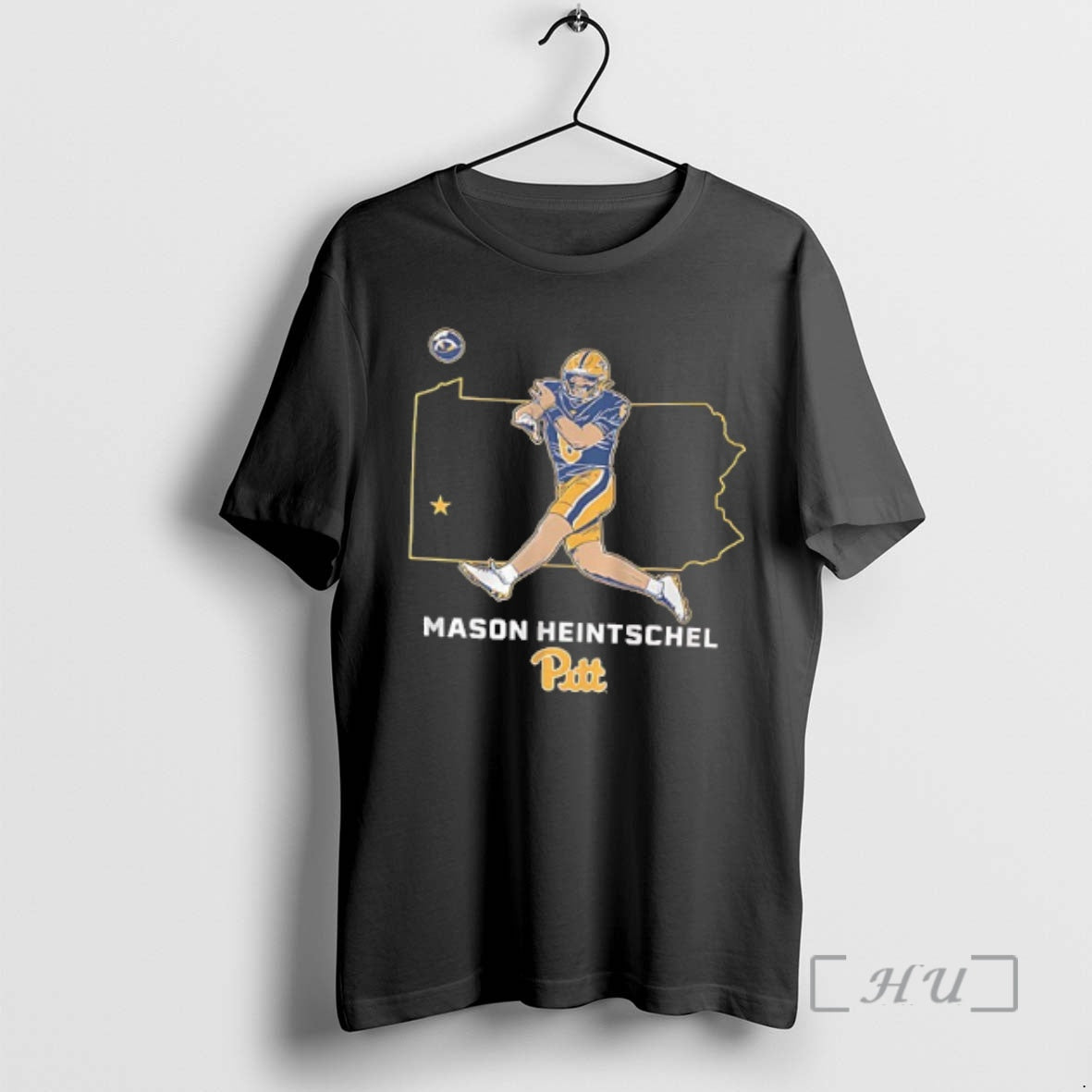 Officials Pitt Football Mason Heintschel State Star 2 Sided T-Shirts, Hoodie, Sweatshirt | PopFlextees.com
