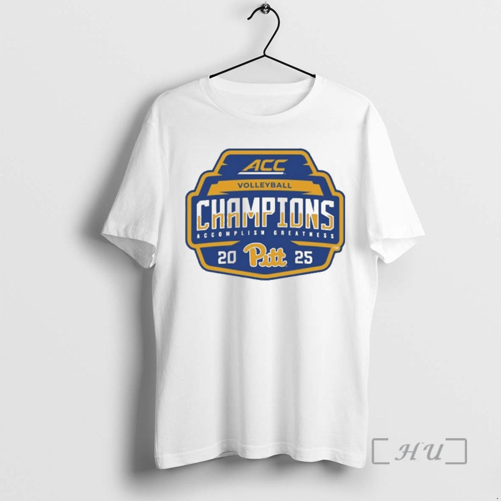 Officials Pitt Panthers 2025 Acc Volleyball Champions T-Shirts, Hoodie, Sweatshirt | PopFlextees.com