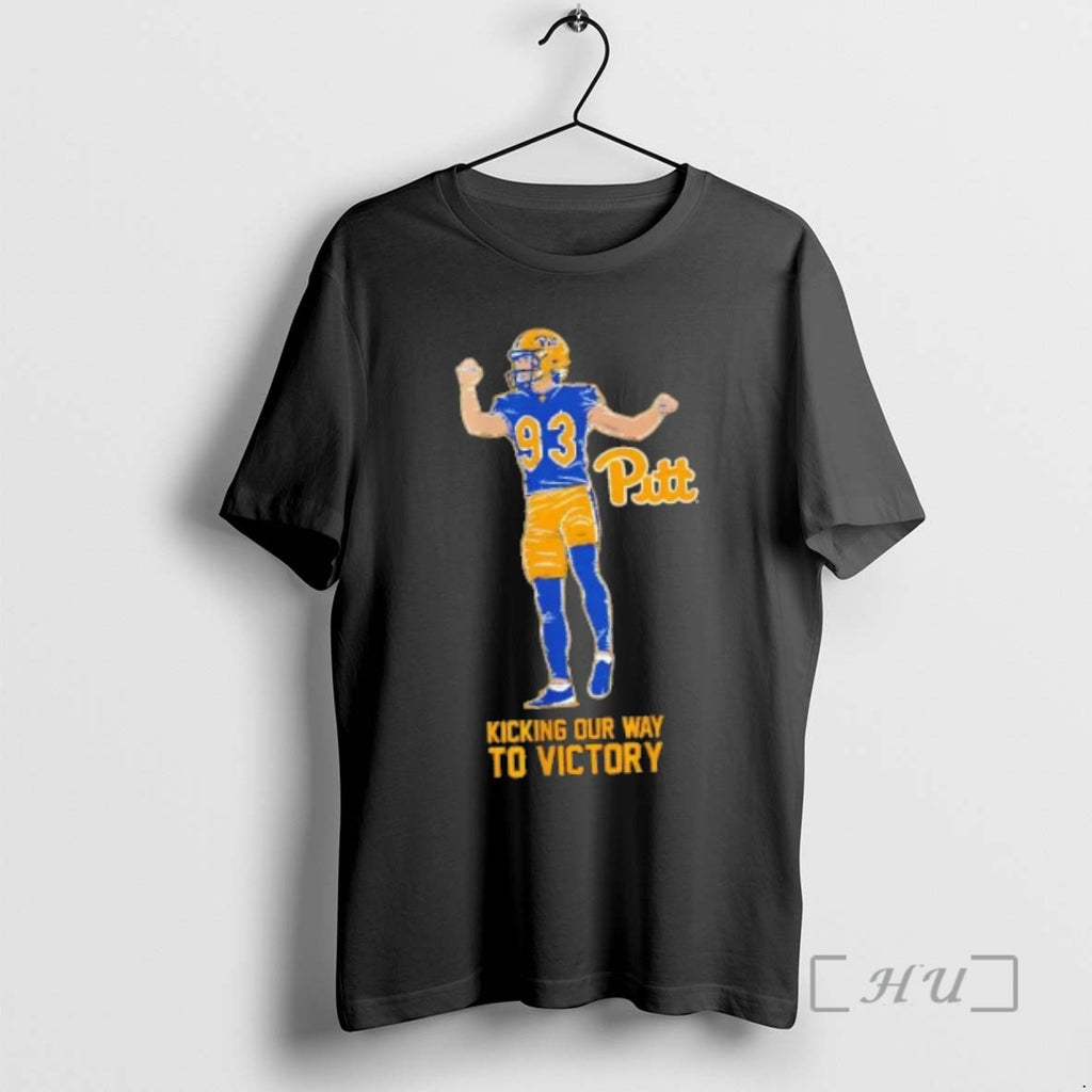 Officials Pitt Panthers Trey Butkowski Kicking Our Way To Victory T-Shirts, Hoodie, Sweatshirt | PopFlextees.com