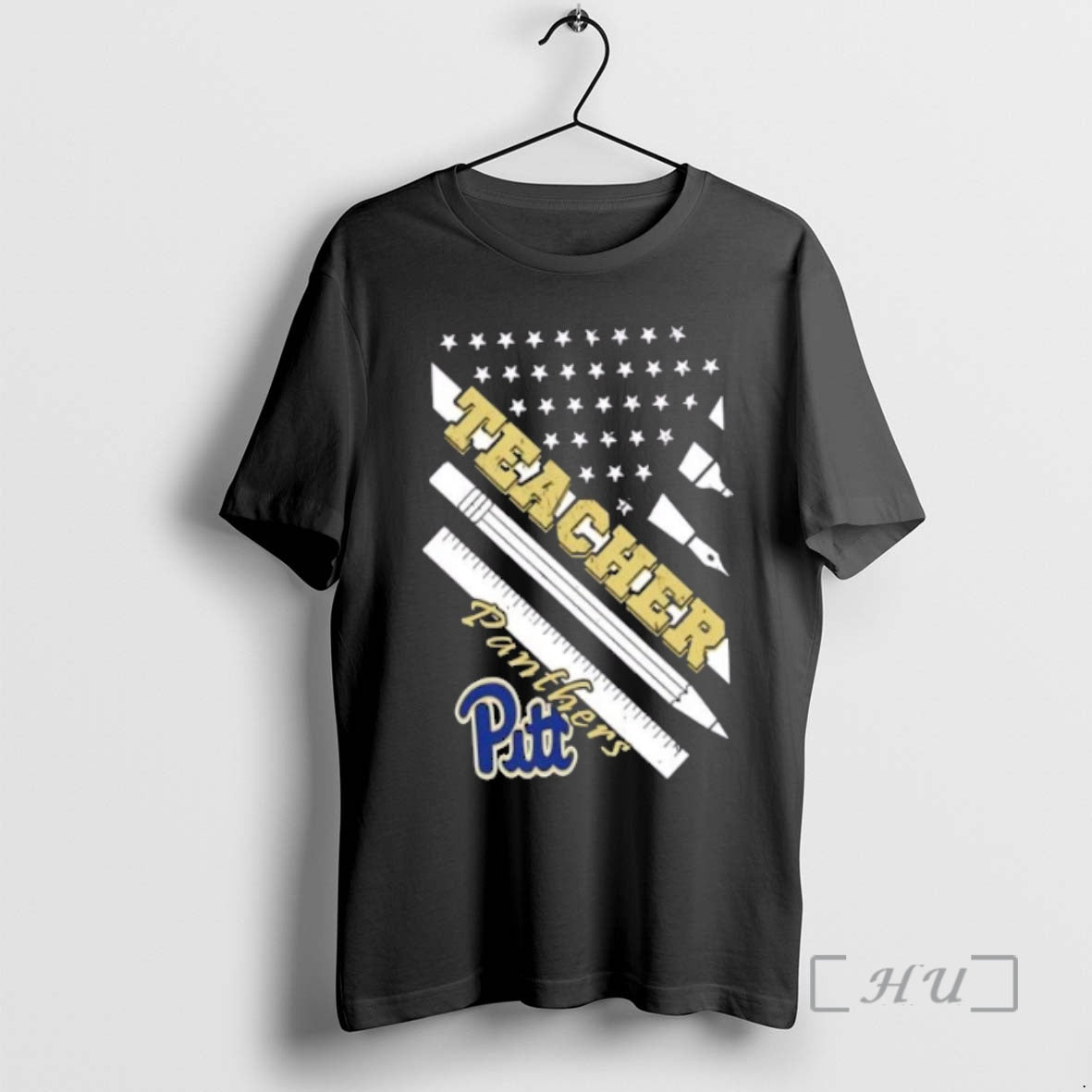 Officials Pittsburgh Panthers X Teacher American Flag T-Shirts, Hoodie, Sweatshirt | PopFlextees.com