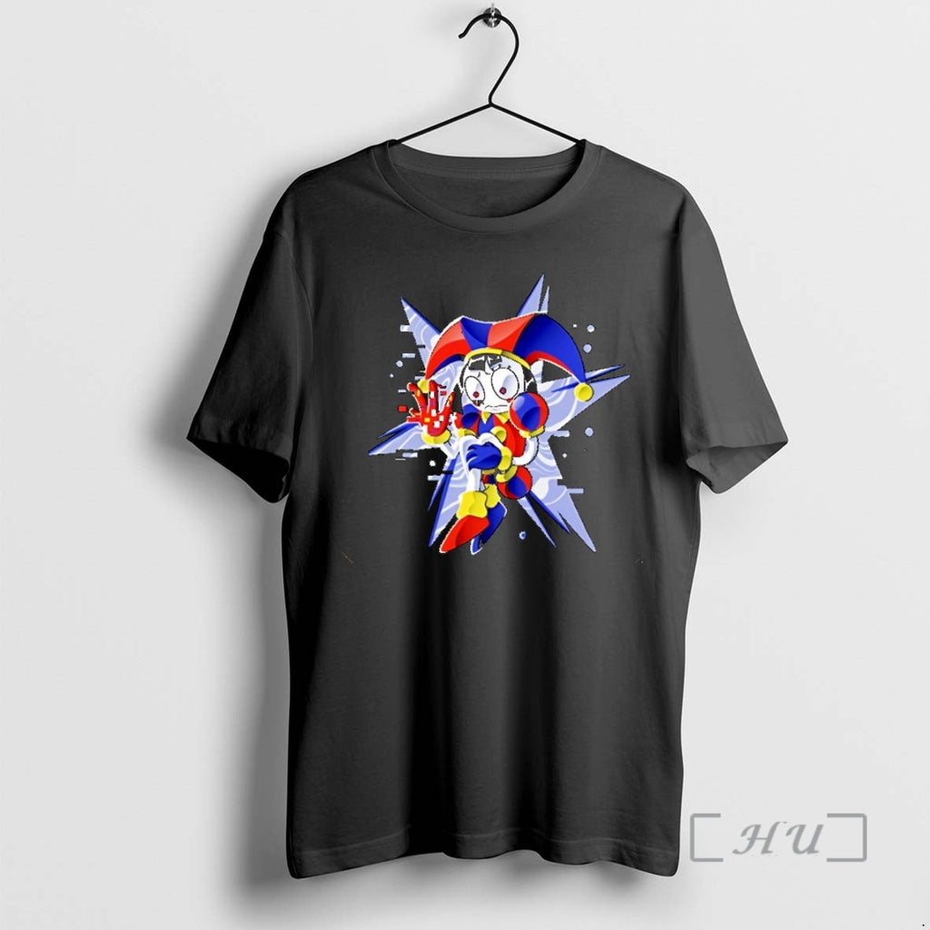 Officials Pixel Jester Retro Glitch Art Christmas T-Shirts, Hoodie, Sweatshirt | PopFlextees.com