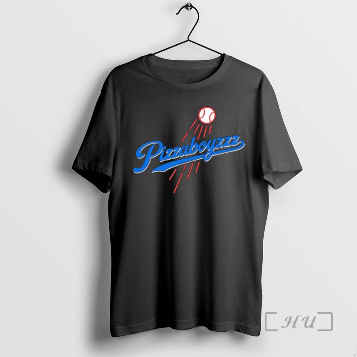 Officials Pizza Boyzzz Blue Script Baseball Logo T-Shirts, Hoodie, Sweatshirt | PopFlextees.com