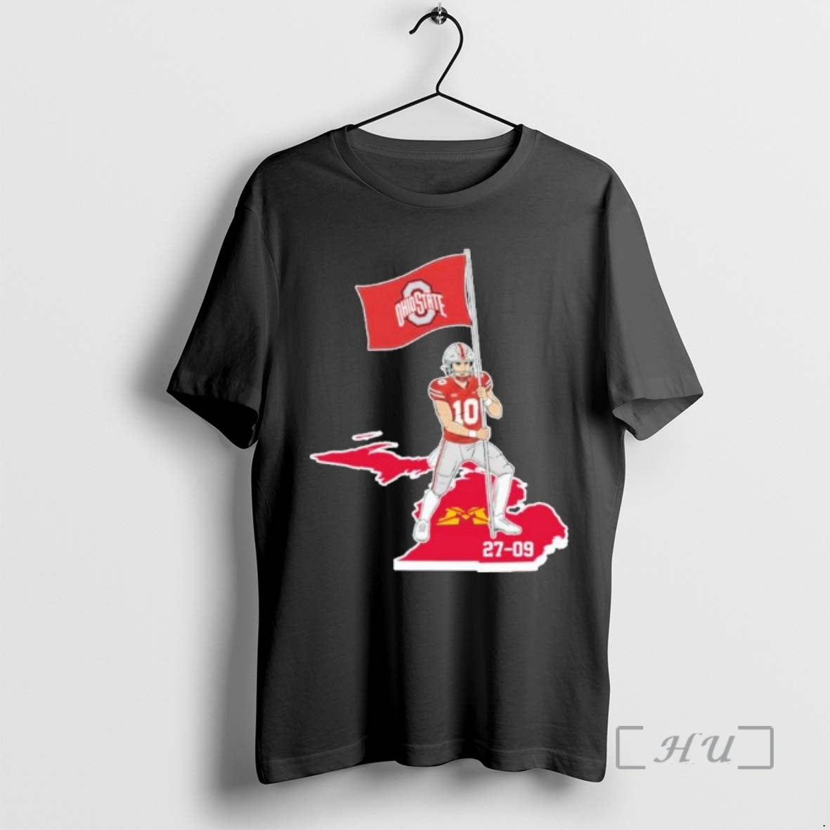 Officials Plant Flag Ohio State Beat Michigan 27 9 T-Shirts, Hoodie, Sweatshirt | PopFlextees.com