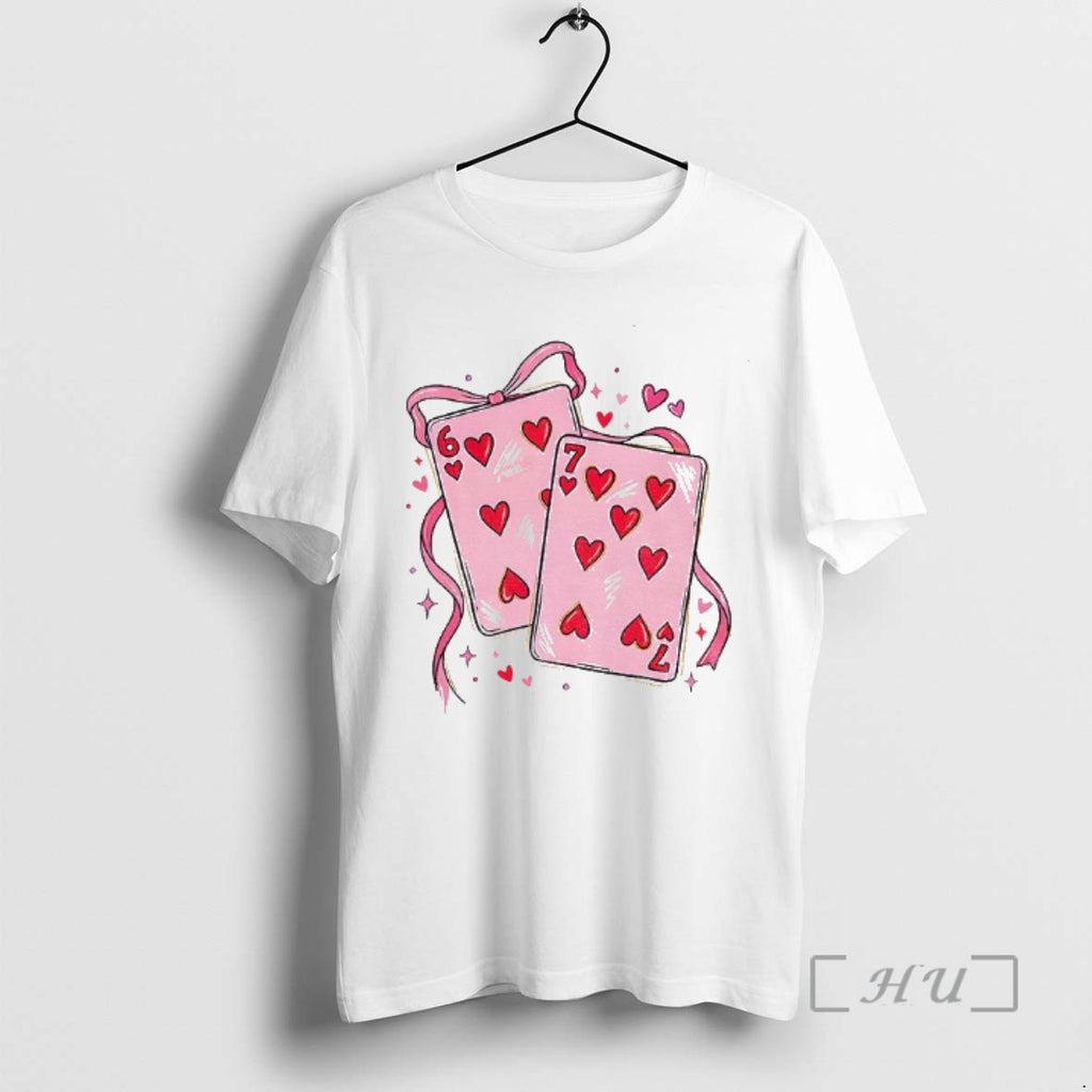 Officials Playing Cards Valentine 6 7 T-Shirts, Hoodie, Sweatshirt | PopFlextees.com