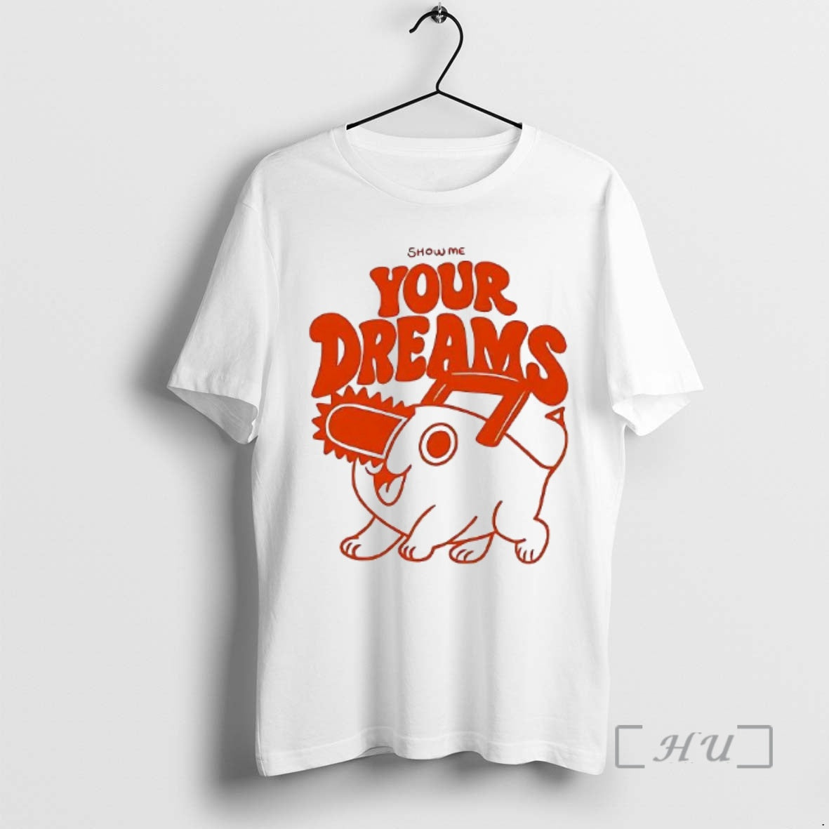 Officials Pochita Chainsaw Man Show Me Your Dreams Woman T-Shirts, Hoodie, Sweatshirt | PopFlextees.com