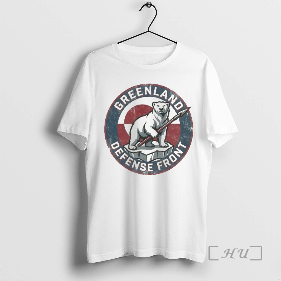 Officials Polar Bear Greenland Defense Front Hands Off Greenland Logo T-Shirts, Hoodie, Sweatshirt | PopFlextees.com