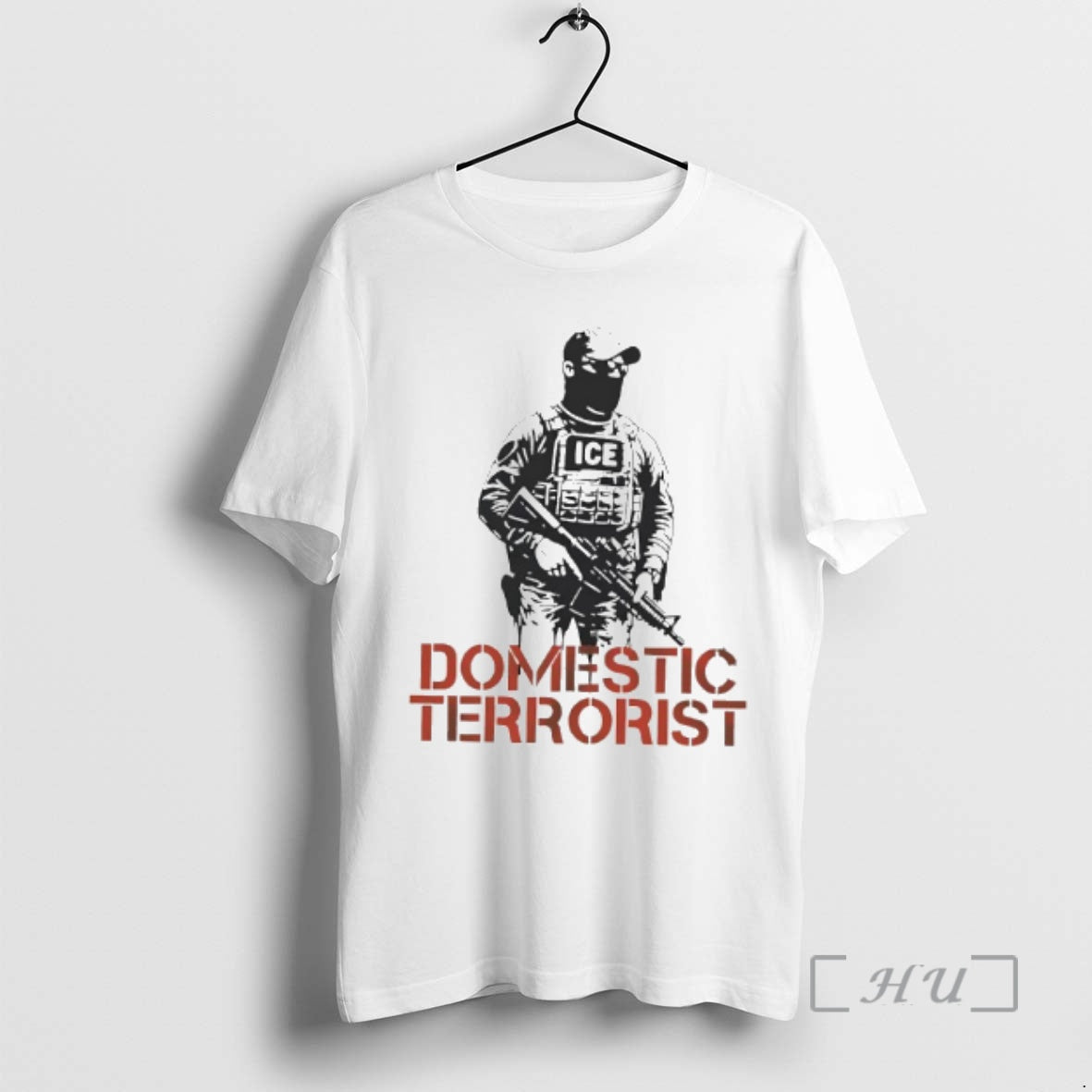 Officials Police Ice Domestic Terrorist Portrait T-Shirts, Hoodie, Sweatshirt | PopFlextees.com