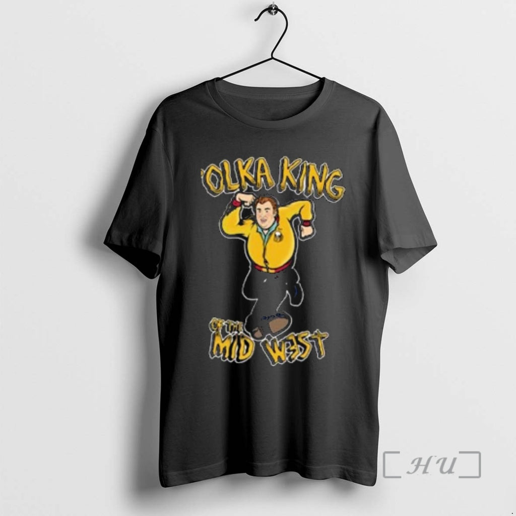 Officials Polka King Of The Midwest Circle Black T-Shirts, Hoodie, Sweatshirt | PopFlextees.com
