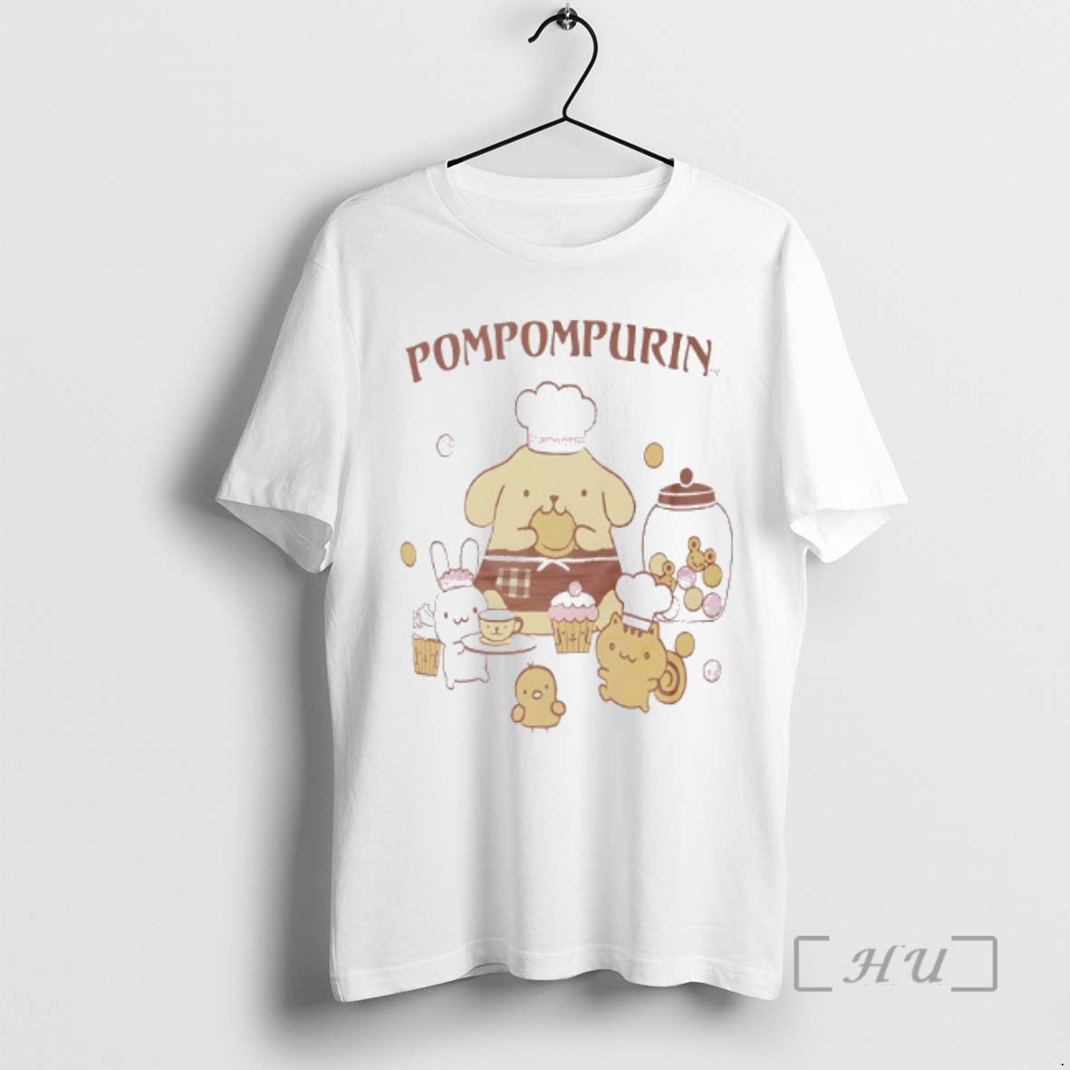 Officials Pompompurin Makes Cake Cartoon T-Shirts, Hoodie, Sweatshirt | PopFlextees.com