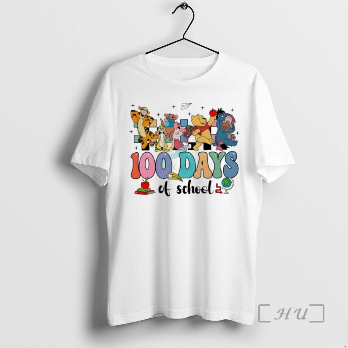 Officials Pooh And Friends 100th Days Of School T-Shirts, Hoodie, Sweatshirt | PopFlextees.com