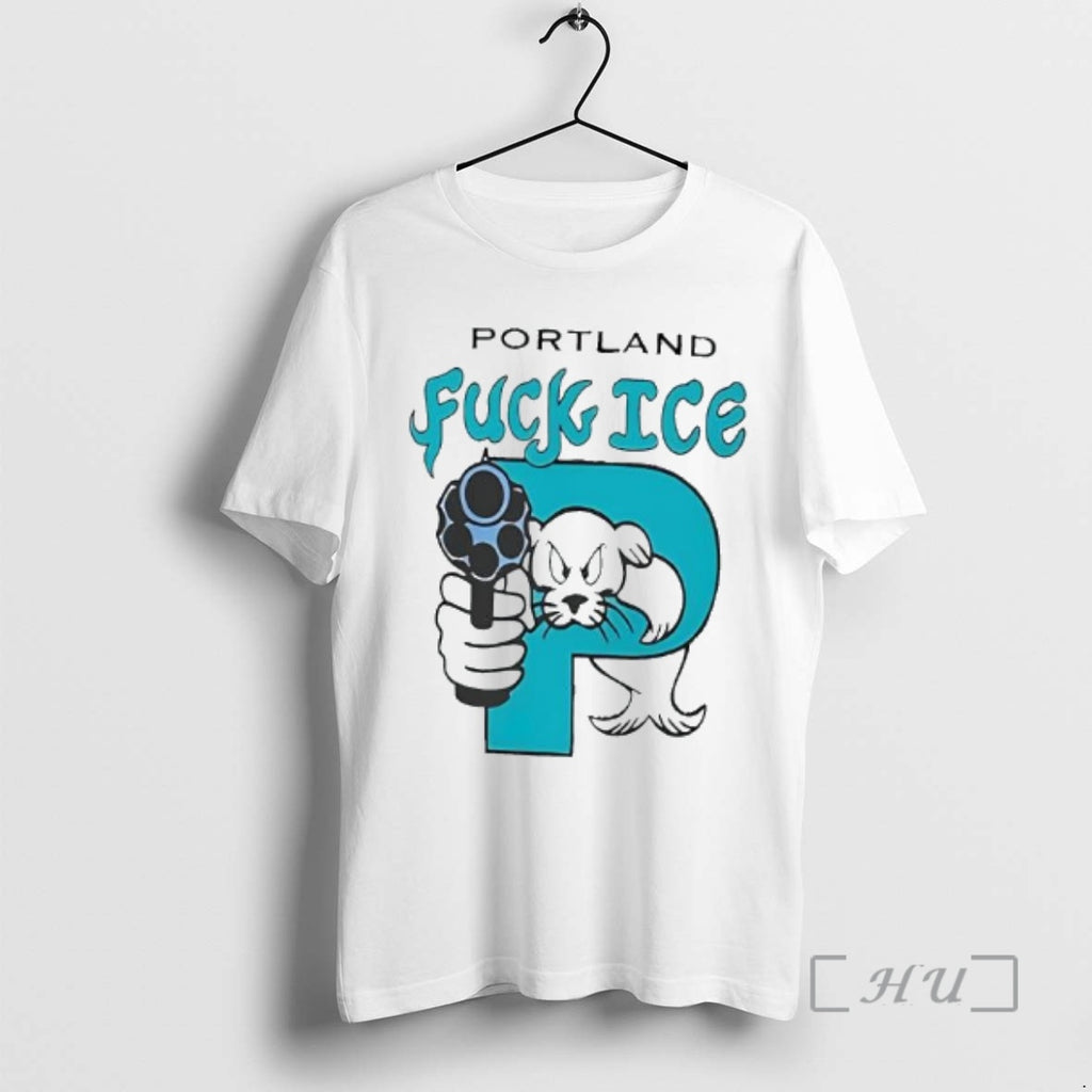 Officials Portland Fuck Ice Graphic T-Shirts, Hoodie, Sweatshirt | PopFlextees.com
