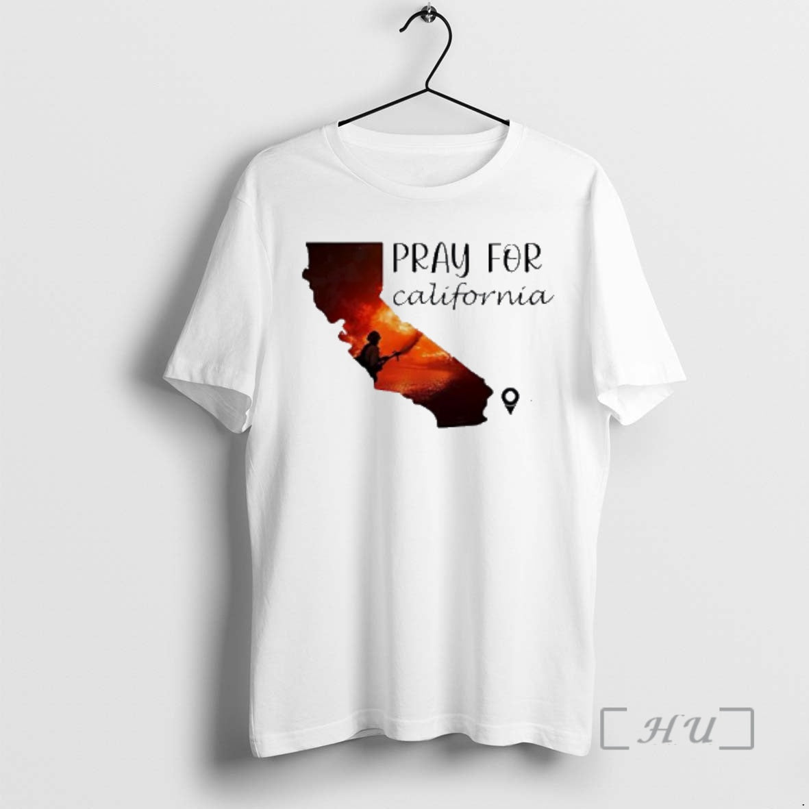 Officials Pray For California Printed T-Shirts, Hoodie, Sweatshirt | PopFlextees.com