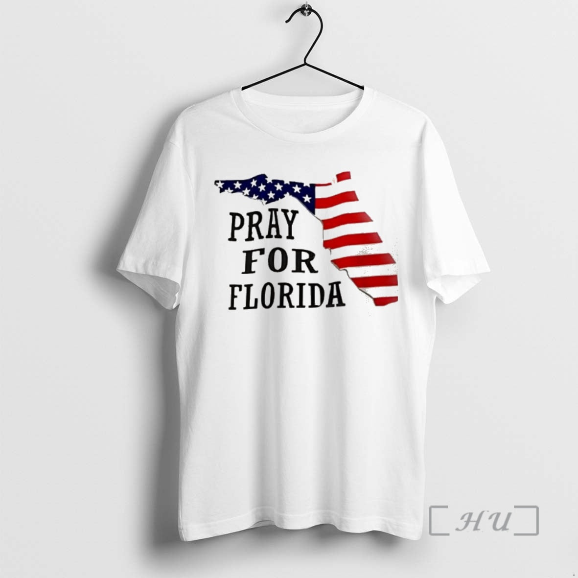 Officials Pray For Florida Map With American Flag Design T-Shirts, Hoodie, Sweatshirt | PopFlextees.com