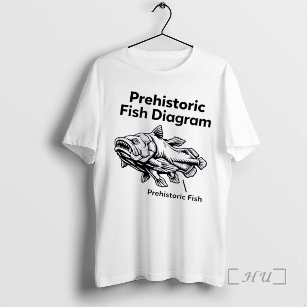 Officials Prehistoric Fish Diagram T-Shirts, Hoodie, Sweatshirt | PopFlextees.com