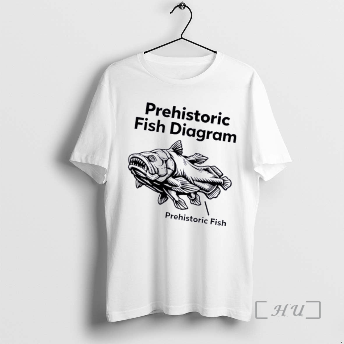 Officials Prehistoric Fish Diagram T-Shirts, Hoodie, Sweatshirt | PopFlextees.com