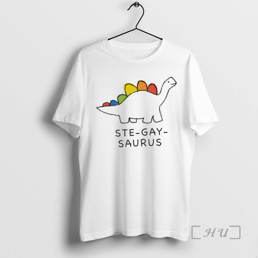 Officials Pride Ste Gay Saurus T-Shirts, Hoodie, Sweatshirt | PopFlextees.com