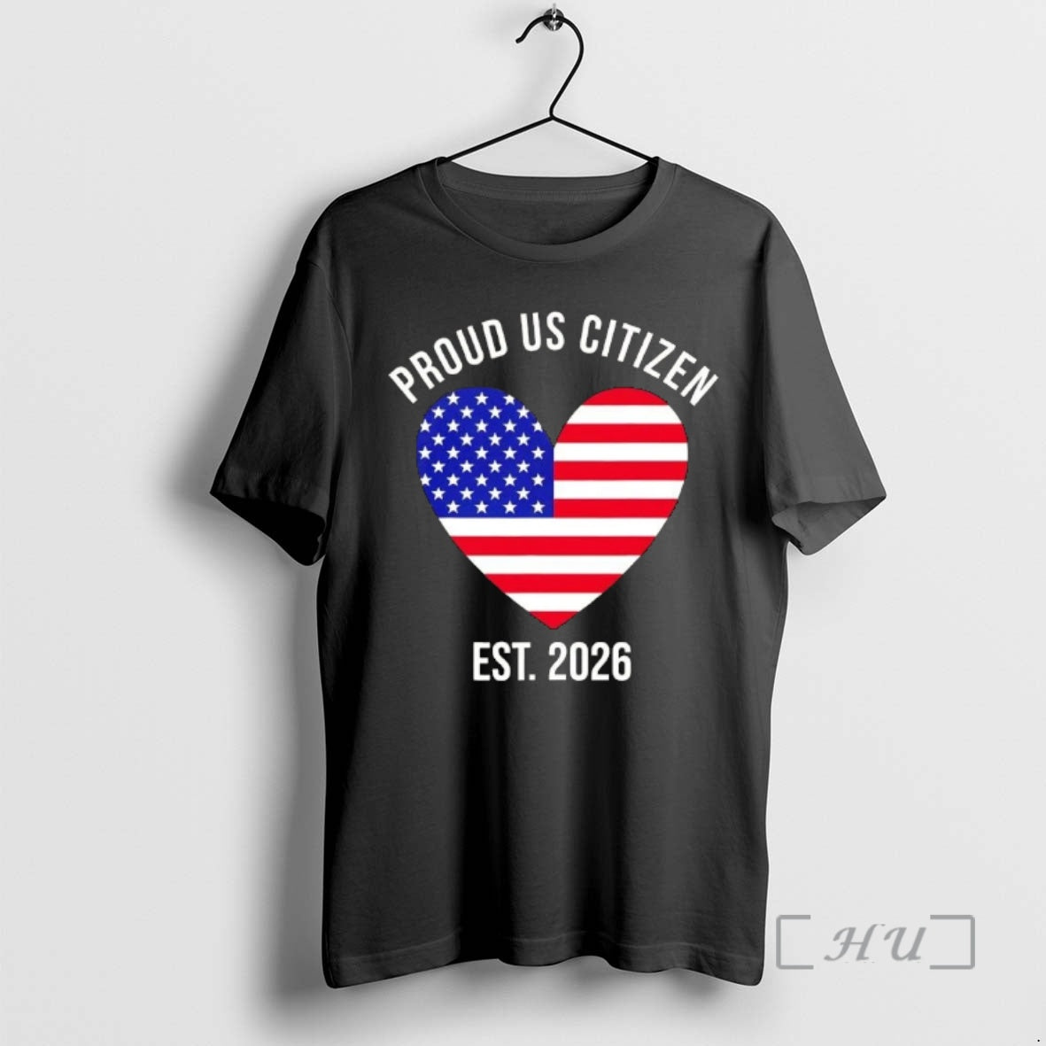 Officials Proud Us Citizen Est 2026 Usa Flag Heart T-Shirts, Hoodie, Sweatshirt | PopFlextees.com