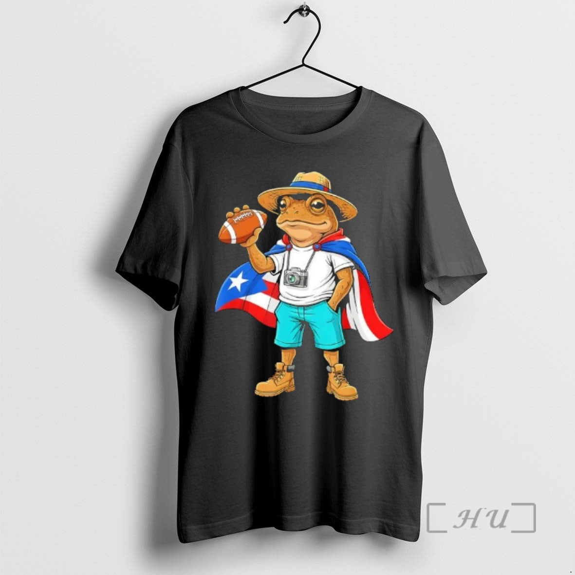 Officials Puerto Rico Coqui Frog Funny Football T-Shirts, Hoodie, Sweatshirt | PopFlextees.com