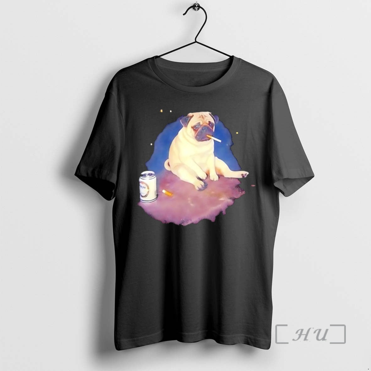 Officials Pug Smoking And Drinking Beer T-Shirts, Hoodie, Sweatshirt | PopFlextees.com