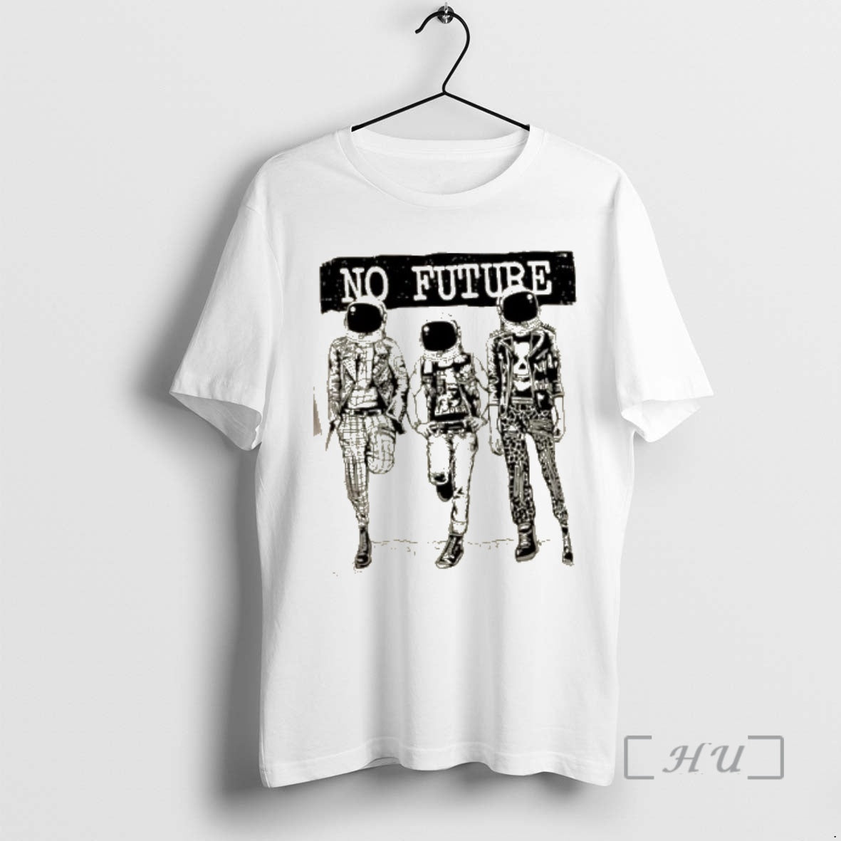Officials Punk Astronaut No Future T-Shirts, Hoodie, Sweatshirt | PopFlextees.com