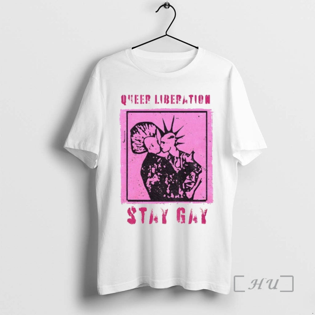 Officials Queer Liberation Stay Gay Two Naked Cowboys T-Shirts, Hoodie, Sweatshirt | PopFlextees.com