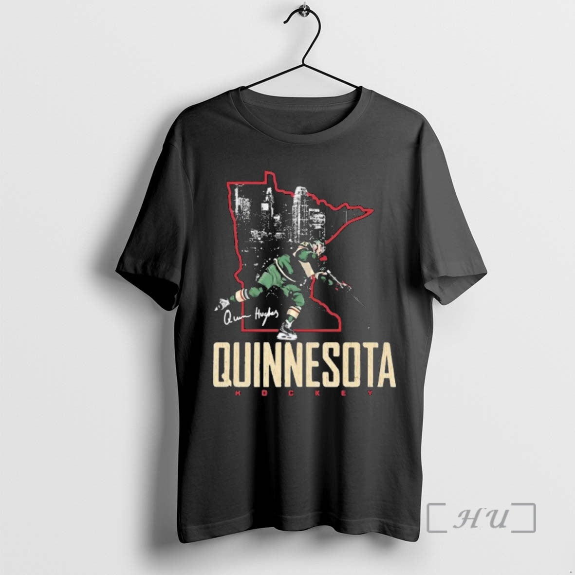 Officials Quinn Hughes Minnesota Quinnesota T-Shirts, Hoodie, Sweatshirt | PopFlextees.com