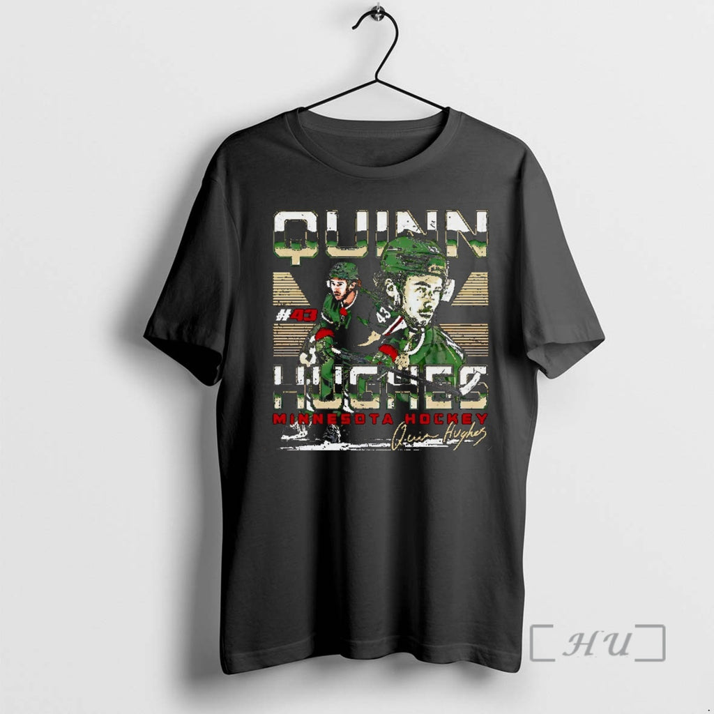 Officials Quinn Hughes Minnesota Wild Dual Signature Christmas T-Shirts, Hoodie, Sweatshirt | PopFlextees.com