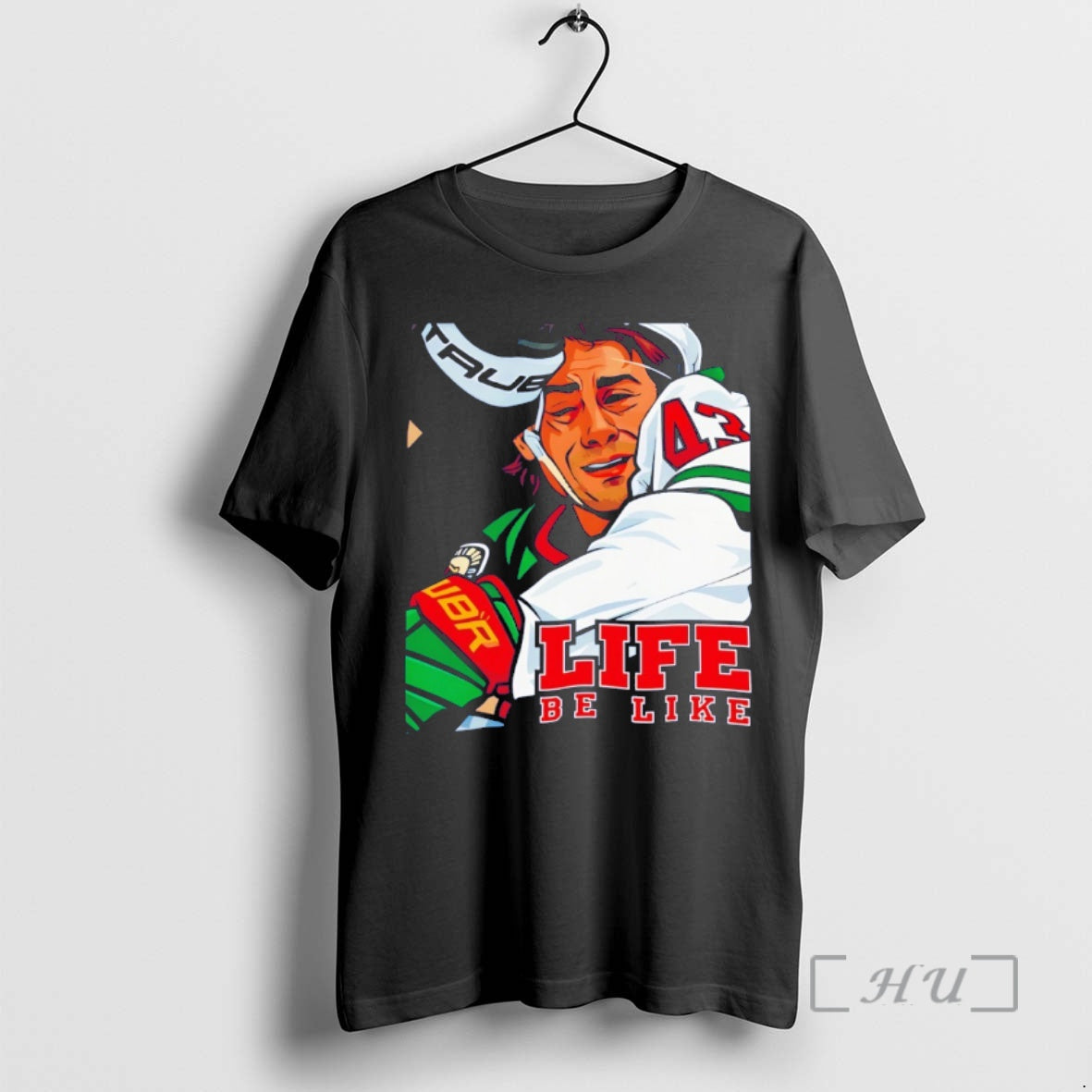 Officials Quinn Hughes Minnesota Wild Life Be Like A Punch In The Face Premium T-Shirts, Hoodie, Sweatshirt | PopFlextees.com