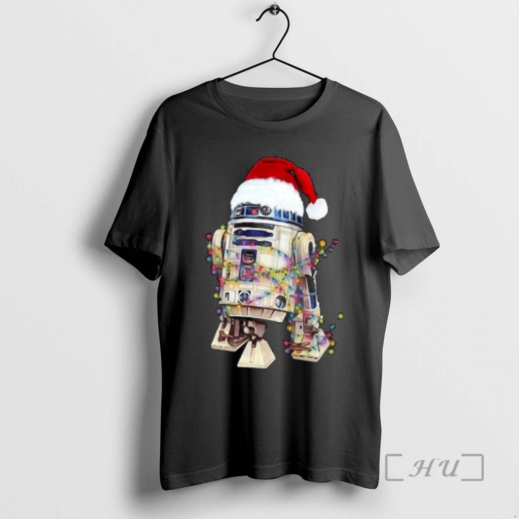Officials R2d2 Santa Hat Christmas Circle Black T-Shirts, Hoodie, Sweatshirt | PopFlextees.com