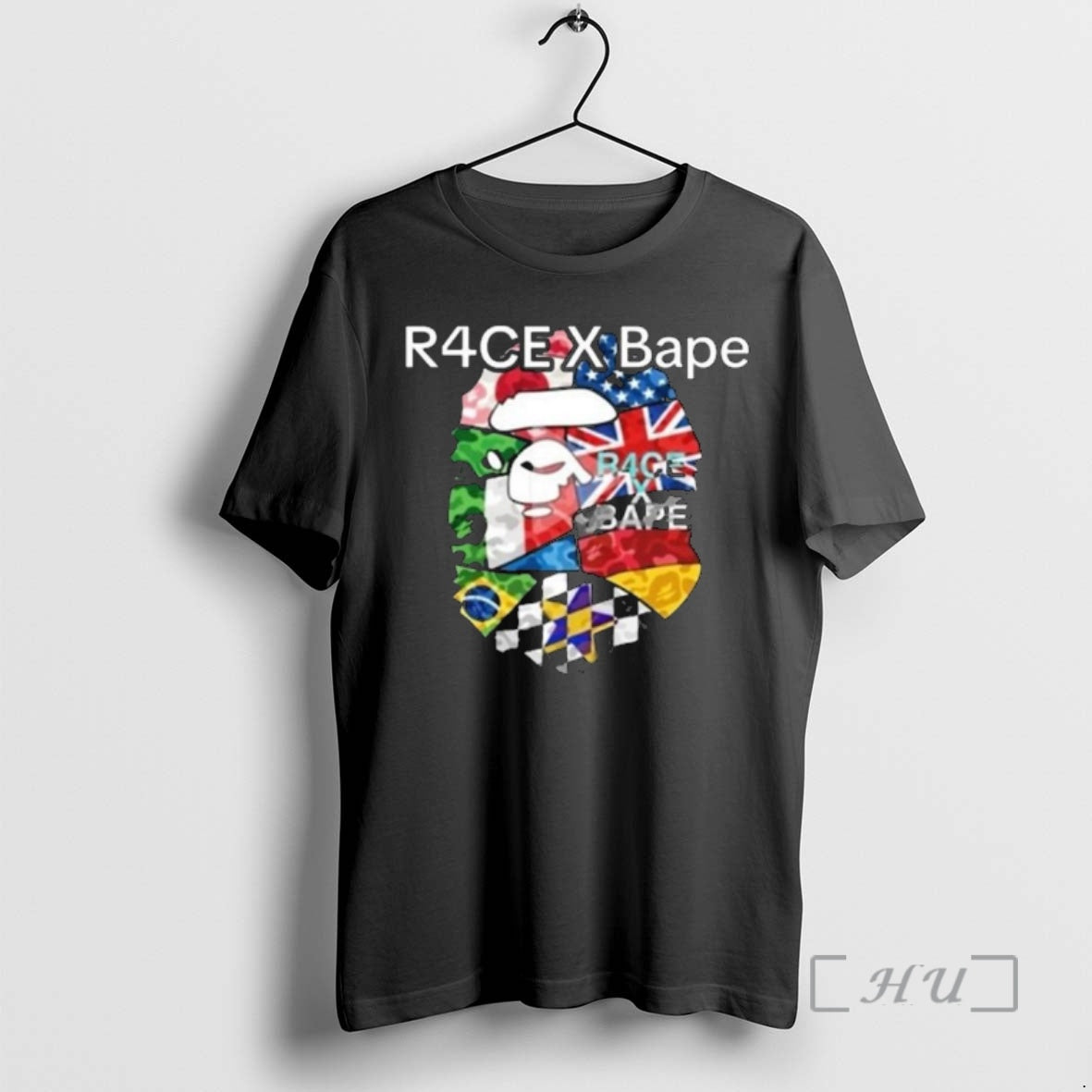 Officials R4ce X Bape Racing Graphic T-Shirts, Hoodie, Sweatshirt | PopFlextees.com