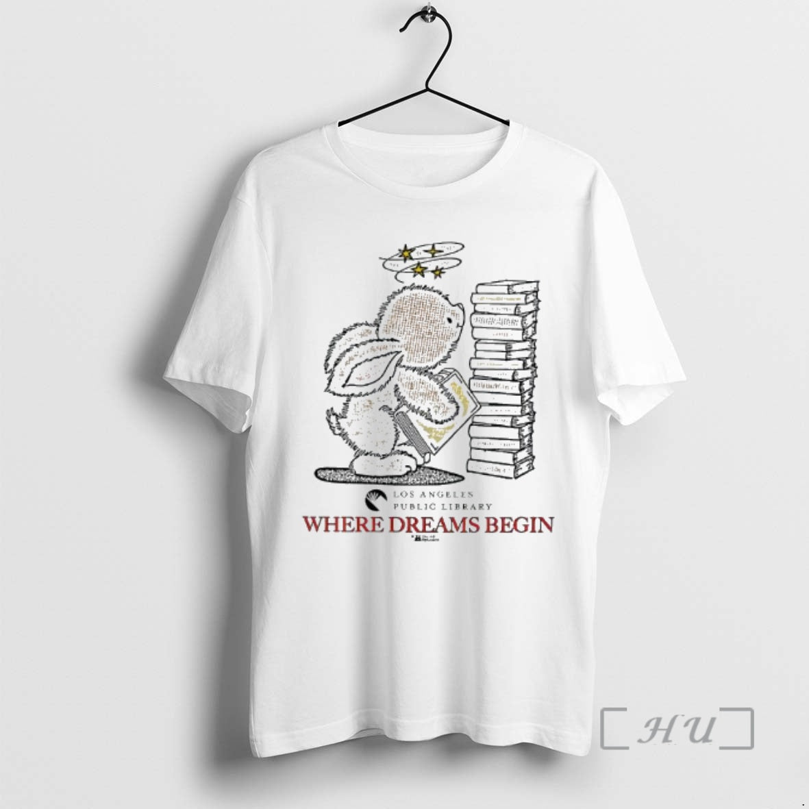 Officials Rabbit Where Dreams Begin Los Angeles Public Library T-Shirts, Hoodie, Sweatshirt | PopFlextees.com