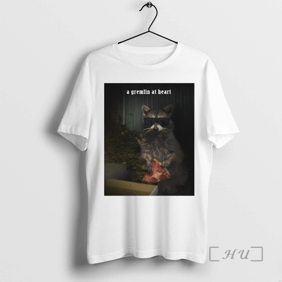 Officials Raccoon Eating Pizza A Gremlin At Heart T-Shirts, Hoodie, Sweatshirt | PopFlextees.com