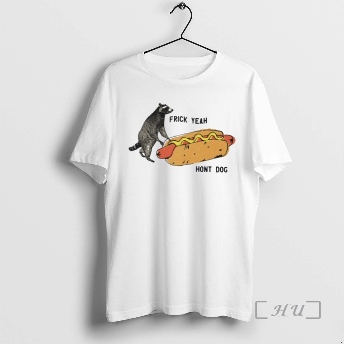 Officials Raccoon Frick Yeah Hont Dog T-Shirts, Hoodie, Sweatshirt | PopFlextees.com